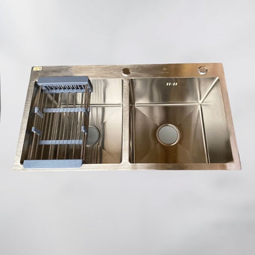 Chậu Rửa Bát Inox 2 Hố Cân C_8245D